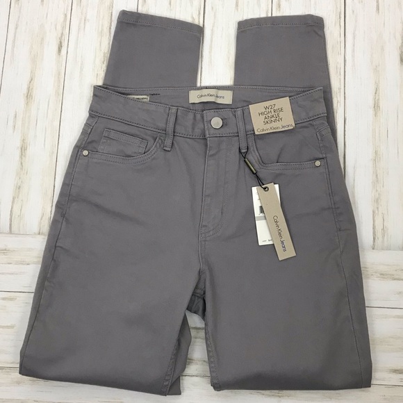 Calvin Klein High Rise Ankle Skinny Jeans. - Picture 1 of 8
